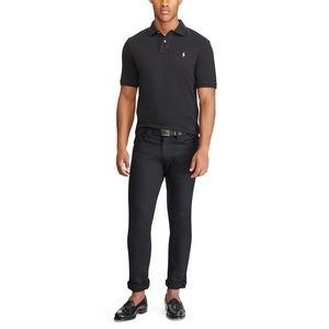 RALPH LAUREN MEN'S POLO CLASSIC FIT BLACK SHIRT